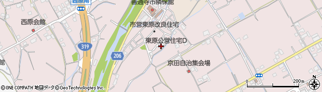 香川県善通寺市与北町2899周辺の地図