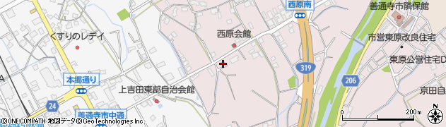 香川県善通寺市与北町2808周辺の地図