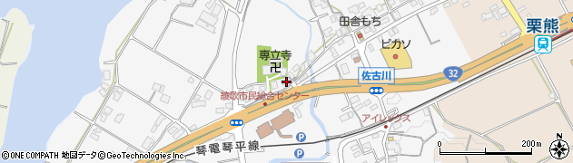 香川県丸亀市綾歌町栗熊西1588周辺の地図