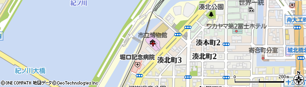 和歌山市立博物館周辺の地図