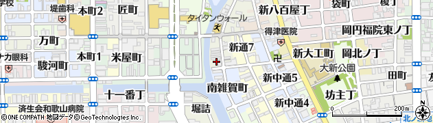 和歌山グリーンホテル周辺の地図