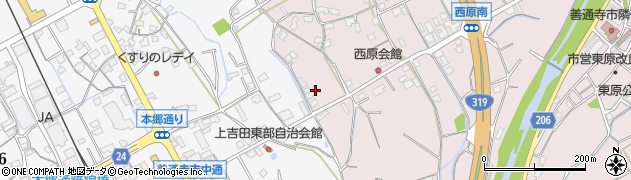香川県善通寺市与北町3130周辺の地図