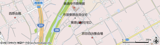 香川県善通寺市与北町2900周辺の地図
