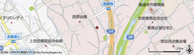 香川県善通寺市与北町2824周辺の地図