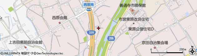 香川県善通寺市与北町2769周辺の地図