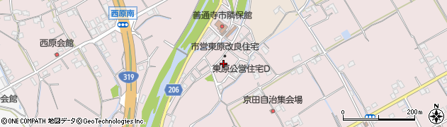 香川県善通寺市与北町2891周辺の地図