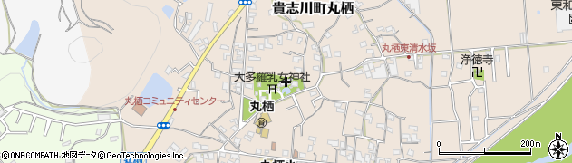 玉前寺周辺の地図