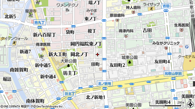 〒640-8351 和歌山県和歌山市新内の地図