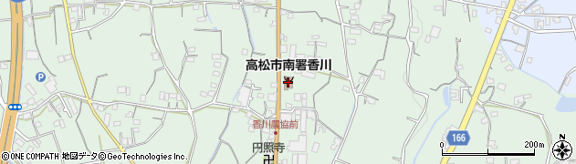 高松市南消防署香川分署周辺の地図