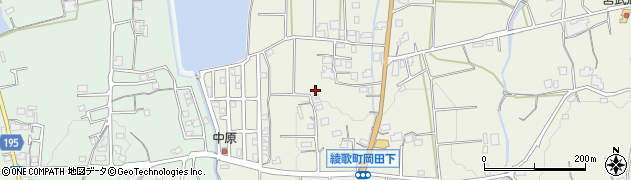 香川県丸亀市綾歌町岡田東84周辺の地図