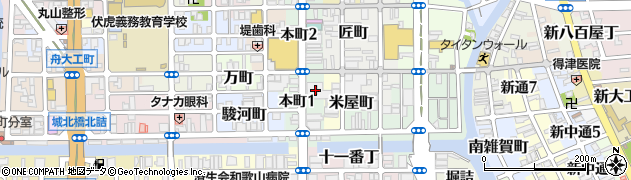 紀陽銀行本店営業部 ＡＴＭ周辺の地図