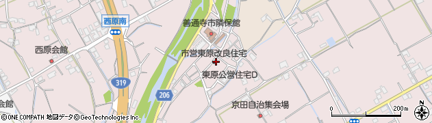 香川県善通寺市与北町2935周辺の地図