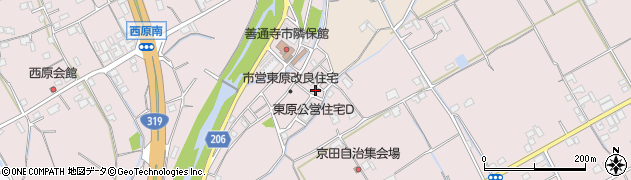 香川県善通寺市与北町2901周辺の地図