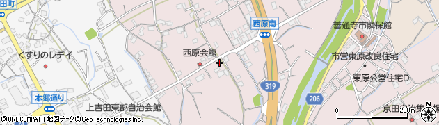 香川県善通寺市与北町2819周辺の地図