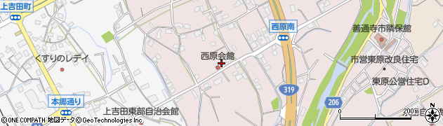香川県善通寺市与北町3098周辺の地図