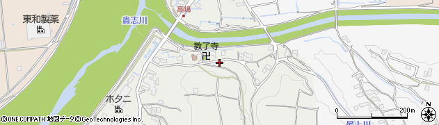 和歌山県紀の川市桃山町調月305周辺の地図
