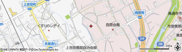 香川県善通寺市与北町3137周辺の地図