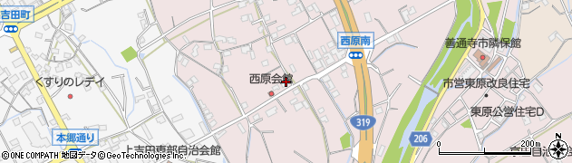 香川県善通寺市与北町3097周辺の地図