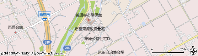 香川県善通寺市与北町2904周辺の地図