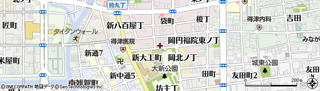 和歌山県和歌山市岡円福院西ノ丁周辺の地図