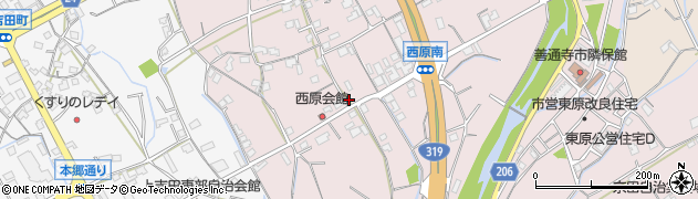 香川県善通寺市与北町3096周辺の地図