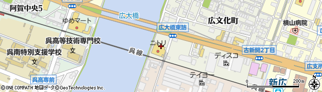 広島県呉市広文化町2周辺の地図