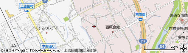 香川県善通寺市与北町3135周辺の地図