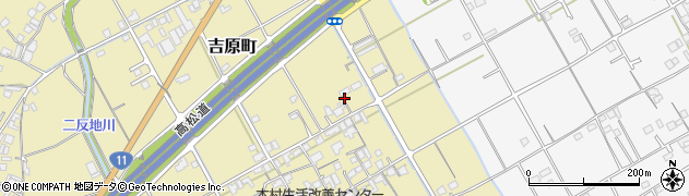 香川県善通寺市吉原町185周辺の地図