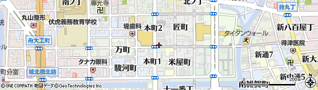 有限会社タケナカ化粧品店　本部事務所周辺の地図