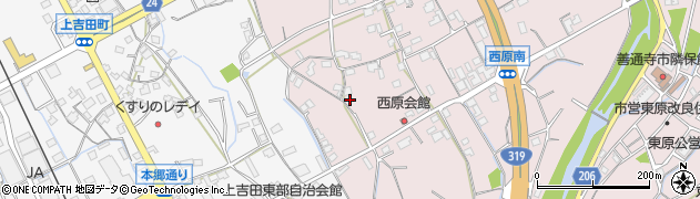 香川県善通寺市与北町3117周辺の地図