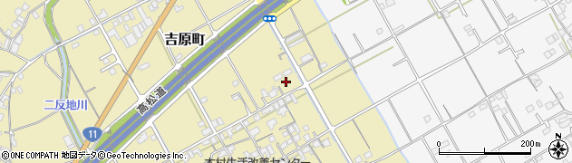 香川県善通寺市吉原町184周辺の地図