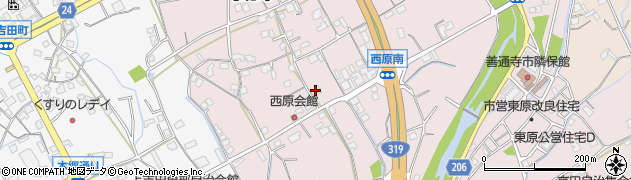 香川県善通寺市与北町3094周辺の地図