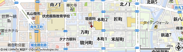 和歌山県和歌山市南大工町周辺の地図