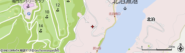 徳島県鳴門市瀬戸町北泊北泊355周辺の地図
