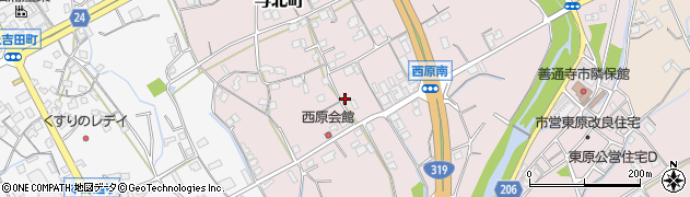 香川県善通寺市与北町3090周辺の地図