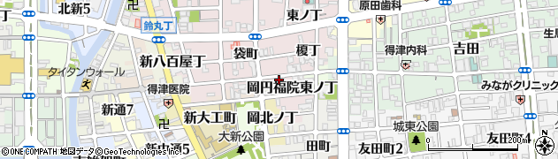 和歌山県和歌山市畑屋敷（円福院東ノ丁）周辺の地図