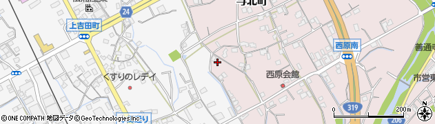 香川県善通寺市与北町3140周辺の地図