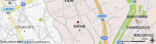 香川県善通寺市与北町3103周辺の地図