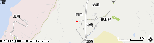 徳島県鳴門市瀬戸町中島田西田周辺の地図