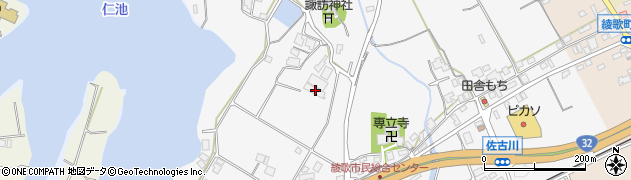 香川県丸亀市綾歌町栗熊西1534周辺の地図