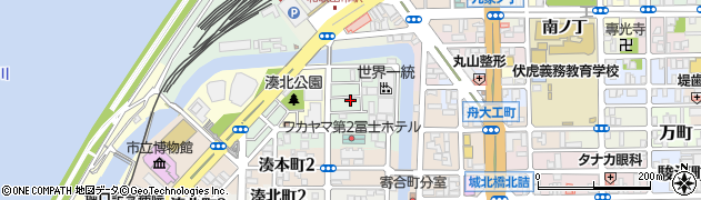 和歌山県和歌山市湊紺屋町周辺の地図