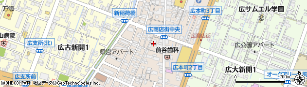 広島県呉市広本町周辺の地図