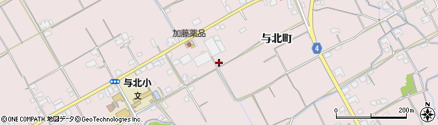 香川県善通寺市与北町1138周辺の地図