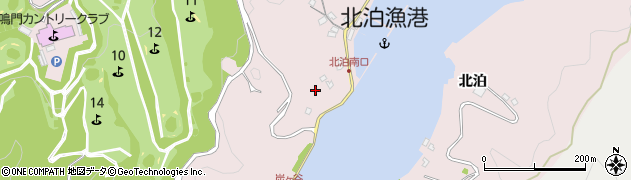 徳島県鳴門市瀬戸町北泊北泊348周辺の地図