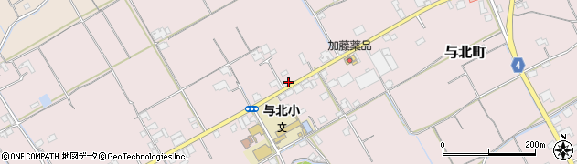 香川県善通寺市与北町2146周辺の地図