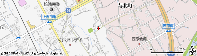 香川県善通寺市上吉田町周辺の地図