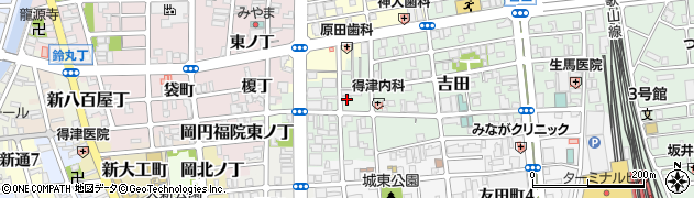 紅 吉田周辺の地図