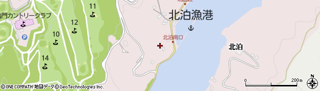 徳島県鳴門市瀬戸町北泊北泊346周辺の地図