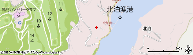 徳島県鳴門市瀬戸町北泊北泊351周辺の地図