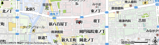 和歌山県和歌山市畑屋敷（袋町）周辺の地図